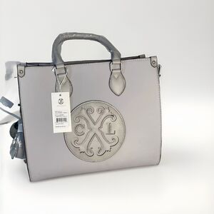 Christian Lacroix Janette Nylon Gray satchel